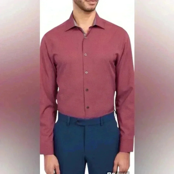 Ted Baker London Long Sleeve Button Down Dress Shirt - Picture 1 of 7